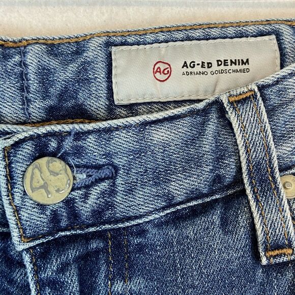 Adriano Goldschmied Ex-Boyfriend Slim Slouchy Jeans Women's Sz 30R Denim Tapered - Picture 6 of 9